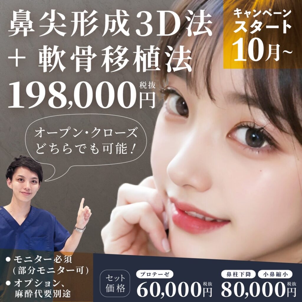 鼻尖形成３D法のバナー
