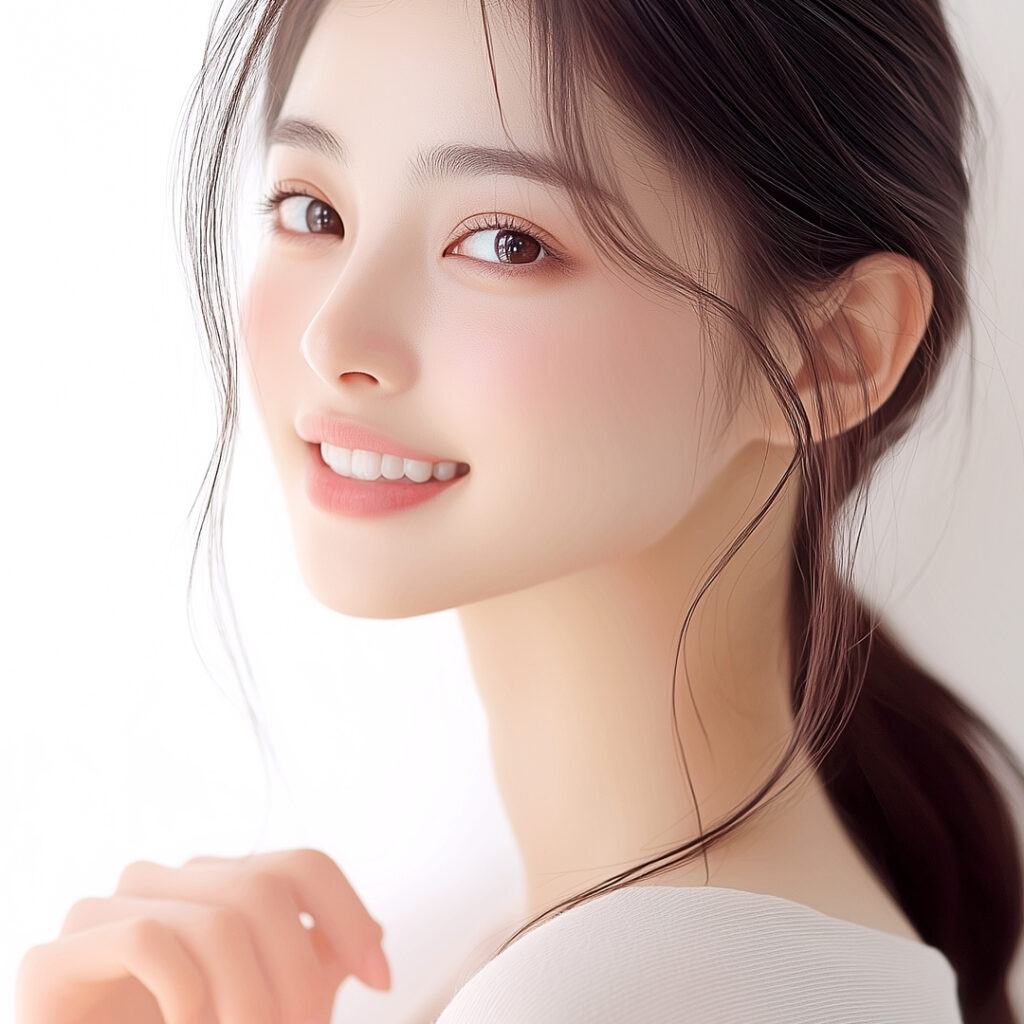 目尻靭帯移動術を名古屋で検討している女性のイメージ