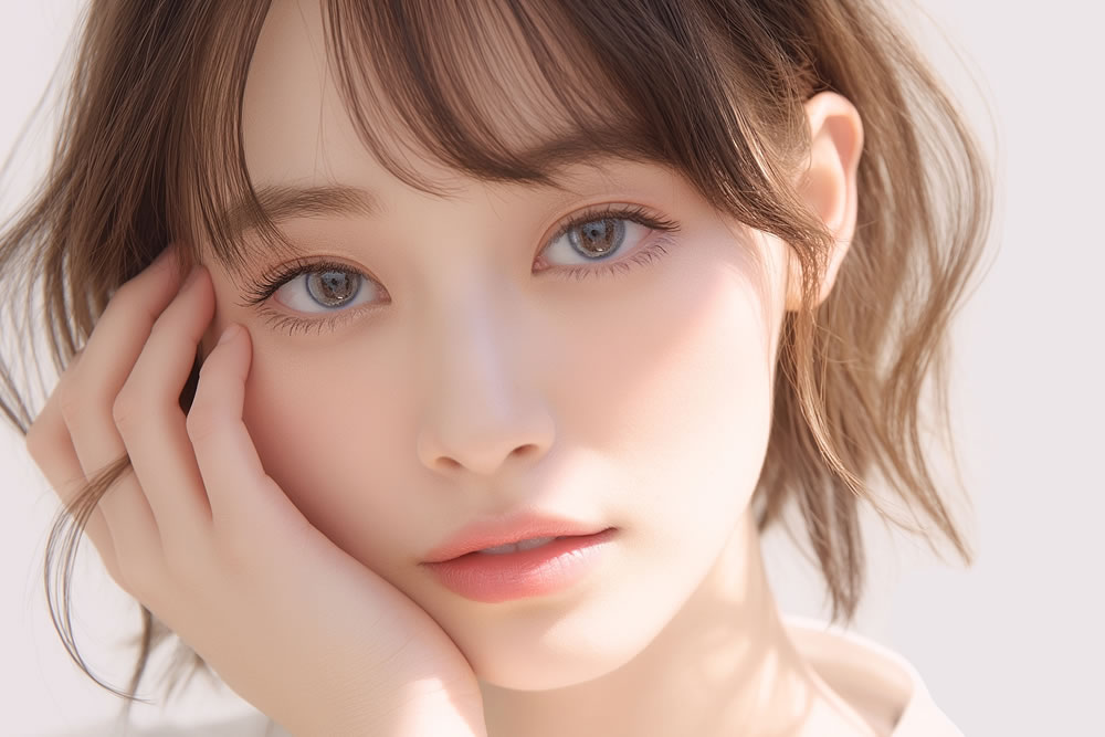 三重県でタレ目形成を検討している女性のイメージ