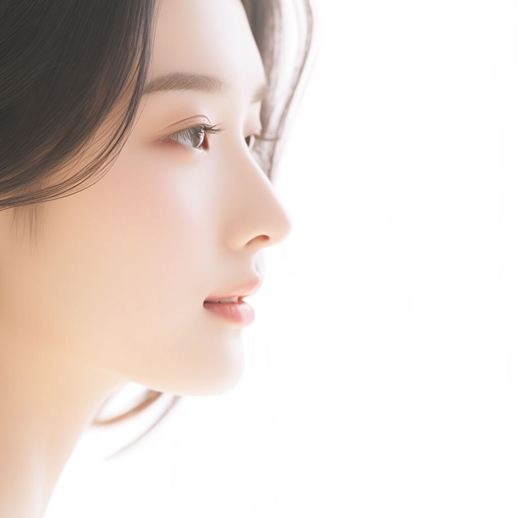 鼻を高くした女性のイメージ