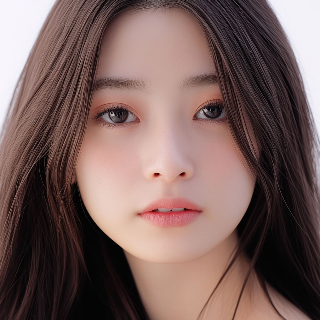 鼻柱下降をした女性のイメージ