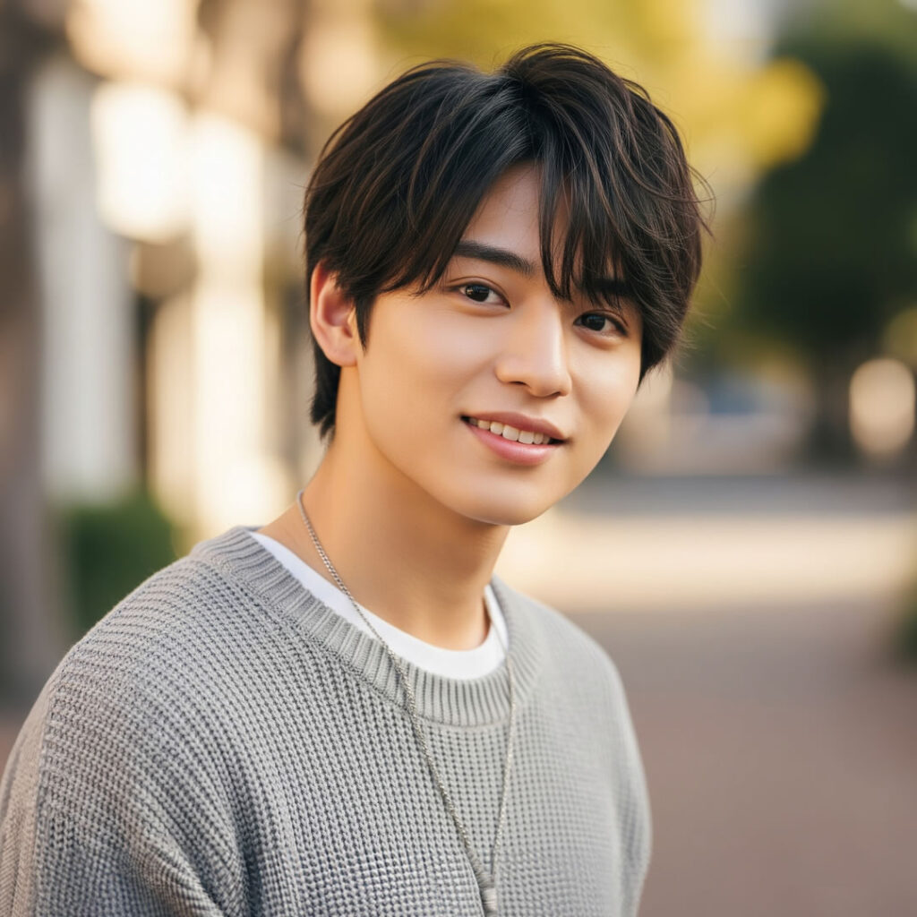 鼻フル整形を考えているイケメンの男性