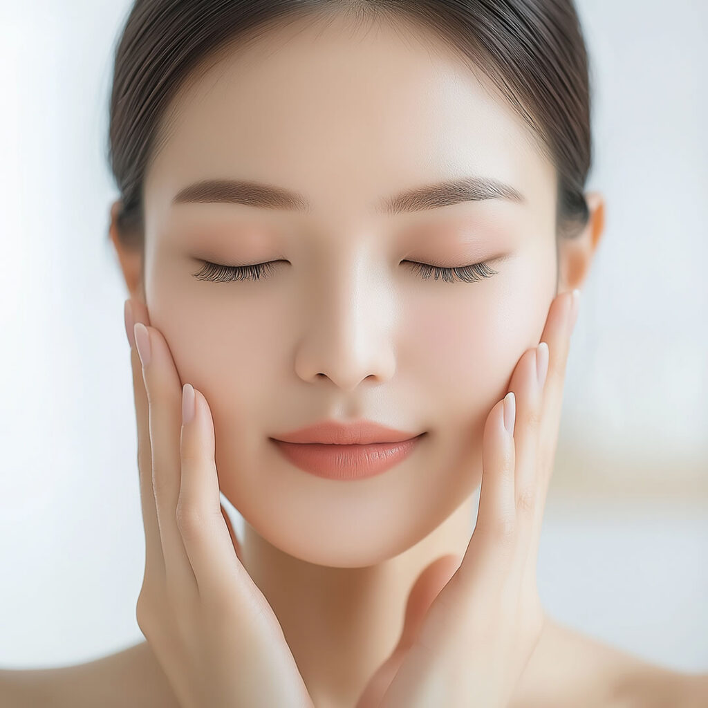 鼻筋が気になっている女性