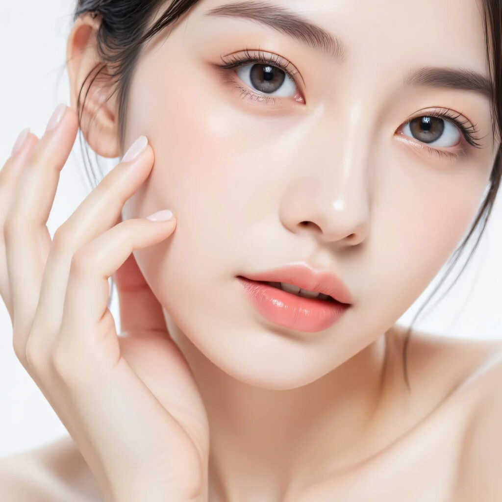 鼻翼溝改善術をした女性のイメージ1